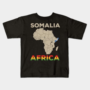 Somalia-Africa Kids T-Shirt